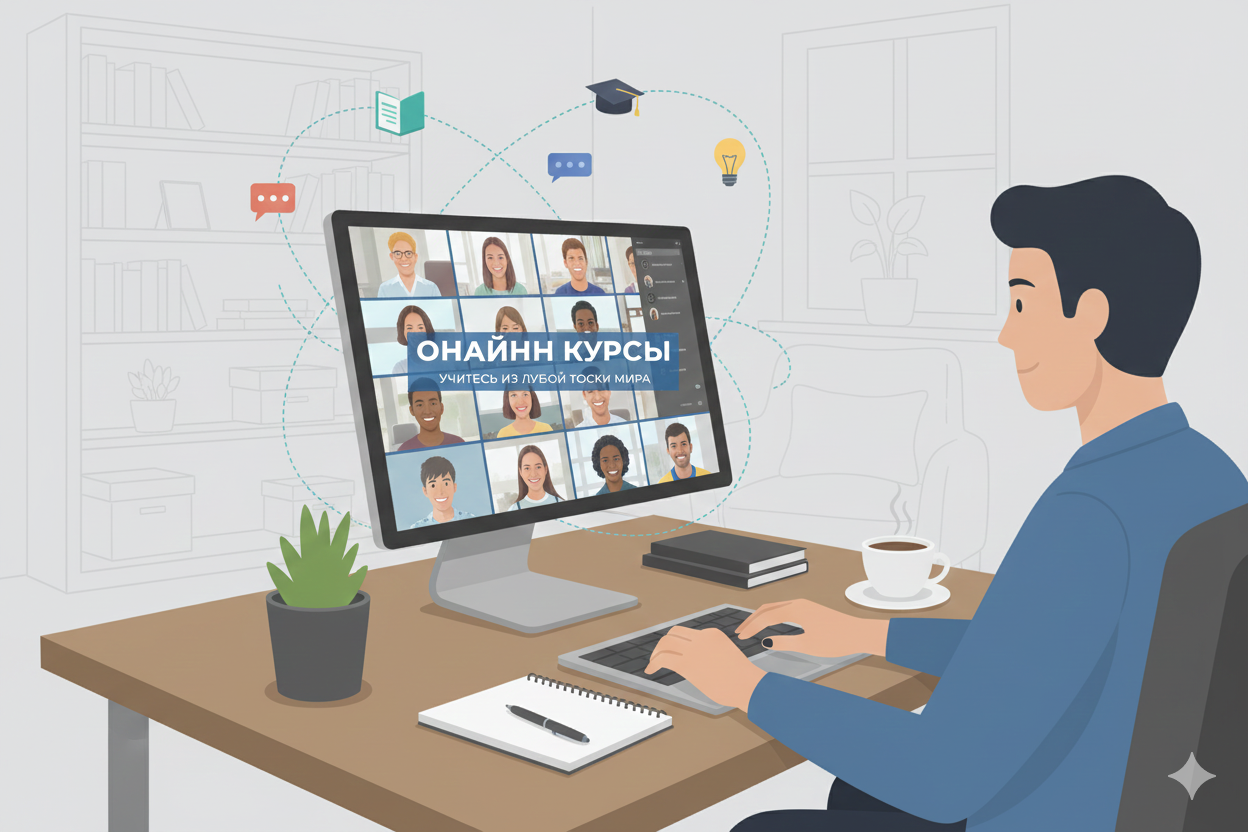 Иконка онлайн-курсов